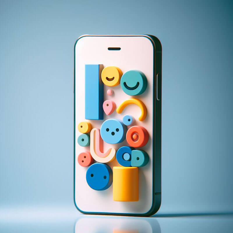 Colorful Happy Phone