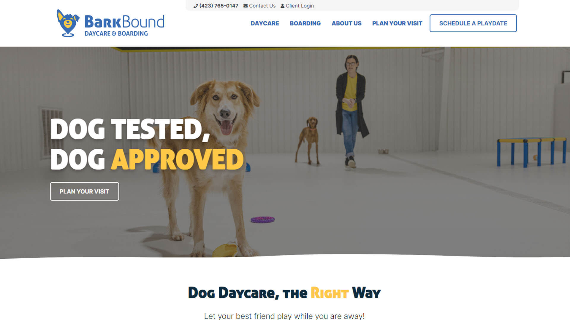 BarkBound Homepage