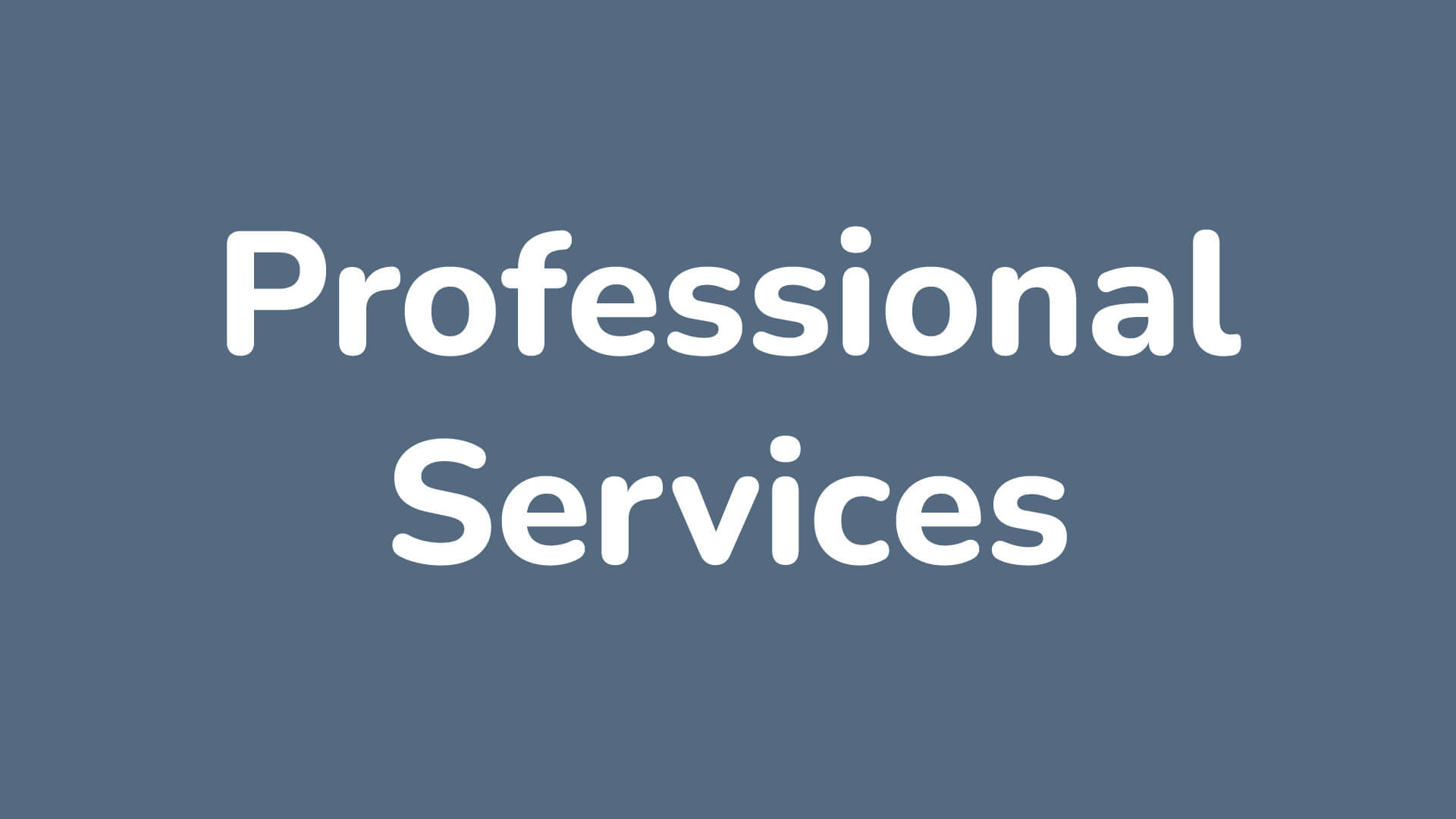 Professional Services Thumbnail